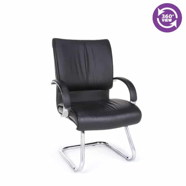 Sharp Series Leather Executive Guest Chair