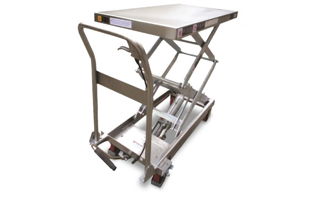 Stainless Steel Single & Double Portable Scissor Lift Tables