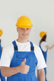 worker thumbs up
